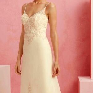 Beloved by Casandra BL222-Rosy-Stunning Wedding Gown in Champagne